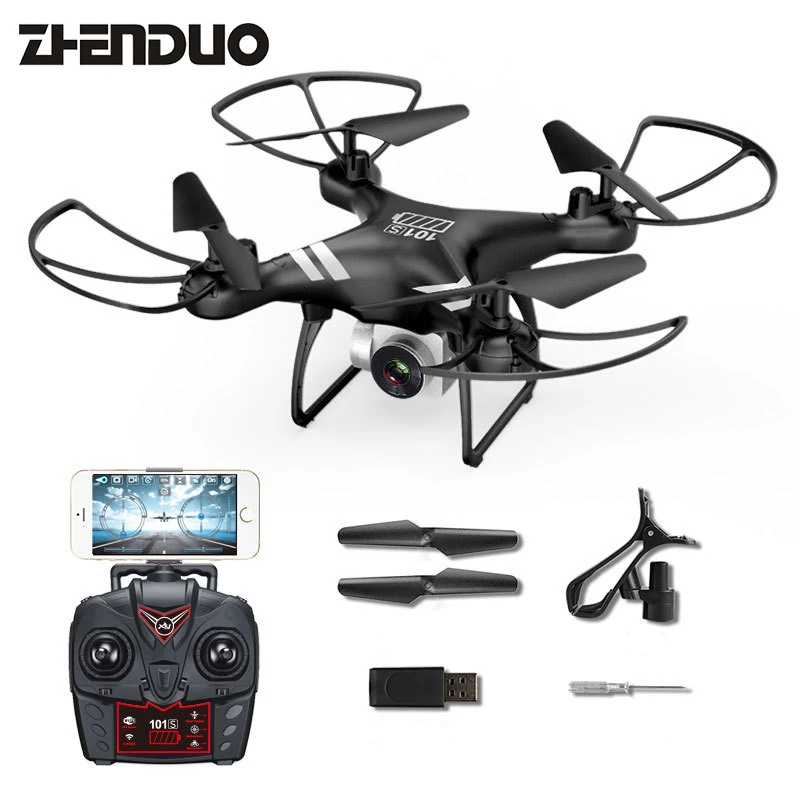 

ZhenDuo Toys KY101S Long Action Time Quadcopter Wifi FPV With 500W Camera RC Helicopter VR Real-time Transmission Aircraft Drone