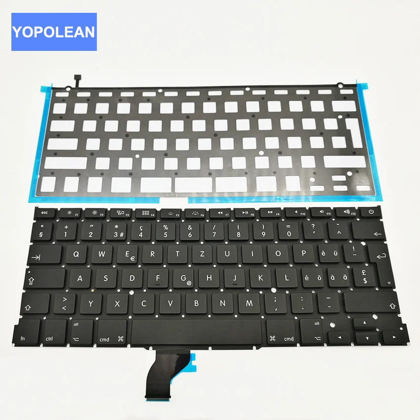 

New A1502 Swiss Keyboard For Macbook Pro Retina 13" A1502 Switzerland Keyboard Replacement 2013 2014 2015