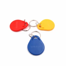 IC 13.56mHZ F1108 Chip S50 MF1 PVC Keyfob Tag Engraved code 8H10D UID ISO14443A Keychains