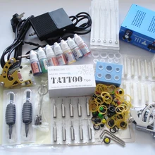 Футболка с пауком профессиональный набор татуировки завершенный набор Перманентный макияж комплект татуировок производители