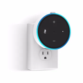 

Outlet Wall Mount Hanger Stand for Google Home Mini and Dot 2nd Generation, Clean and Space-Saving for Your Smart Home Speakers