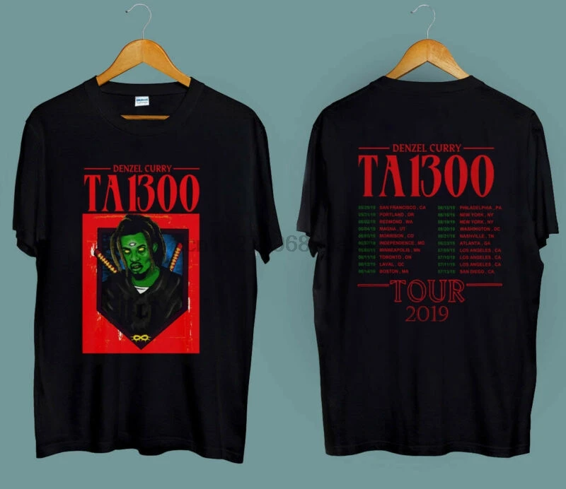 

New Popular Denzel Curry Taboo World Tour 2019 T Shirt Size S-3XL