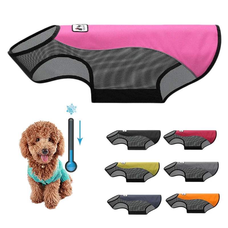 

Hoomall Adjustable Pet Mesh Reflective Harnesses Quick Release Summer Pet Dog Cooling Vest Soft Cooling Harness For Dogs