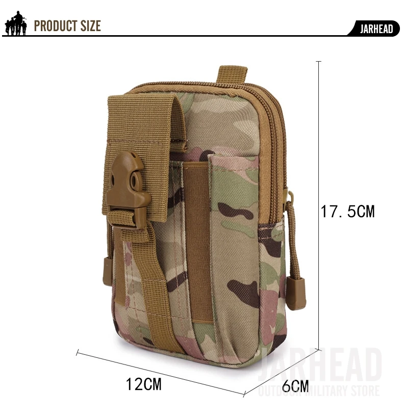 Тактическая Сумка Molle, поясная сумка, Охотничья сумка, ремень, маленький карман, военная поясная сумка, для бега, путешествий, кемпинга, на открытом воздухе, EDC, чехол для телефона