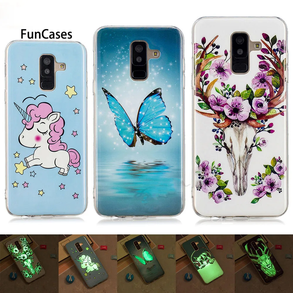 Светящийся чехол для samsung Galaxy A6 2018 600 A600 A600FN ТПУ мягкий телефона SM-A600 SM-A600FN SM-A600FN/DS