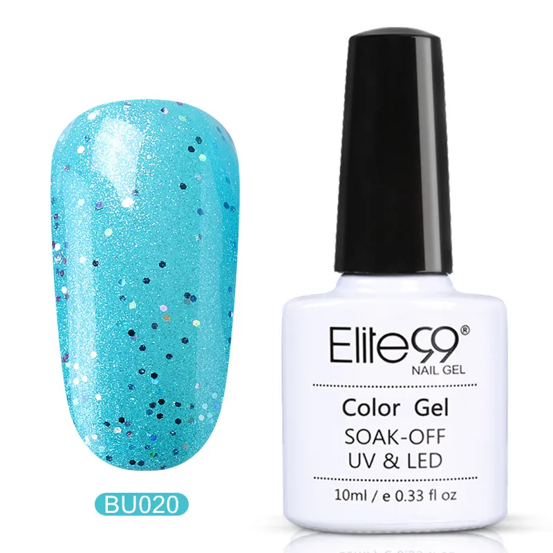 Elite99 10 мл синяя серия Гель лак для ногтей отмачиваемый гель лак Полупостоянный Синий Цветной Гель-лак для ногтей маникюрный лак