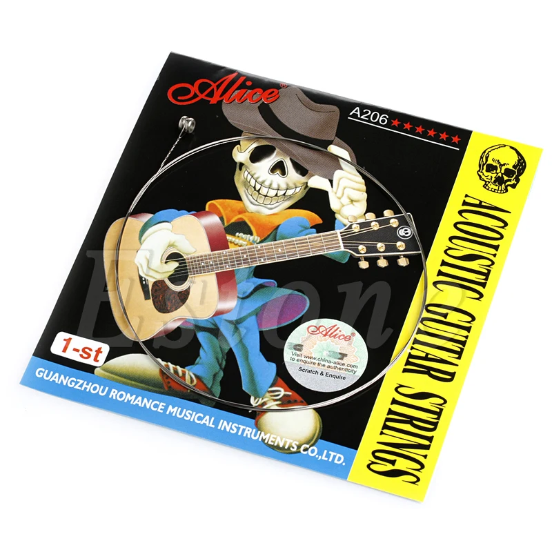 

Stainless Steel Alice Acoustic Guitar String 1st E String 0.28mm