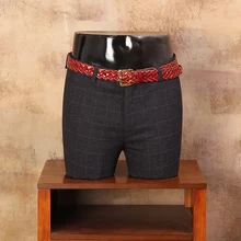 Новое поступление Формальные Slim Fit Повседневное Бизнес Blazer прямые длинные Костюмы Брюки для девочек мужской темно-серый Клетчатый костюм брюки Свадебные cbkz033