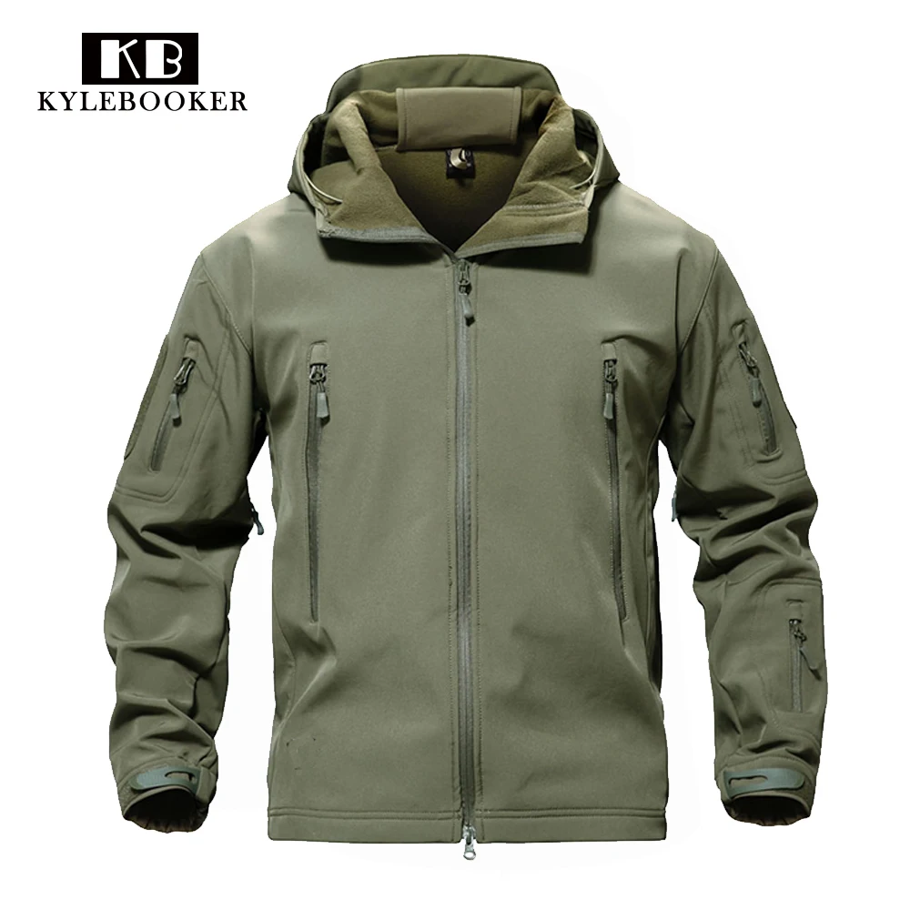 

Fly Fishing Soft Shell Lurker Shark Jacket Men Outdoor Hunting Jacket Hiking Waterproof Colthing Windproof Outerwear Coat