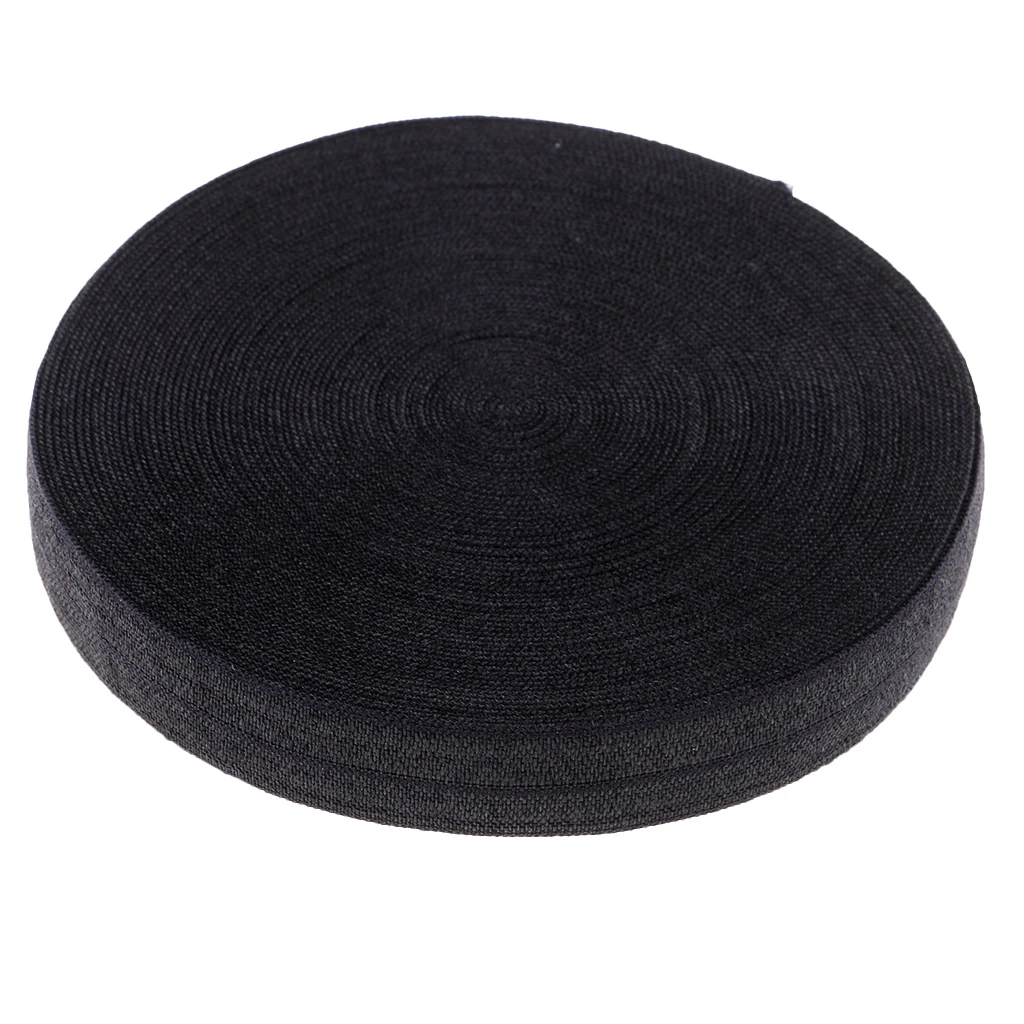 10.9 Yards 15mm Elastic Band Multi-role Ribbon Sewing Trim Waist Strap Garment Accessory 13 Colors Optional
