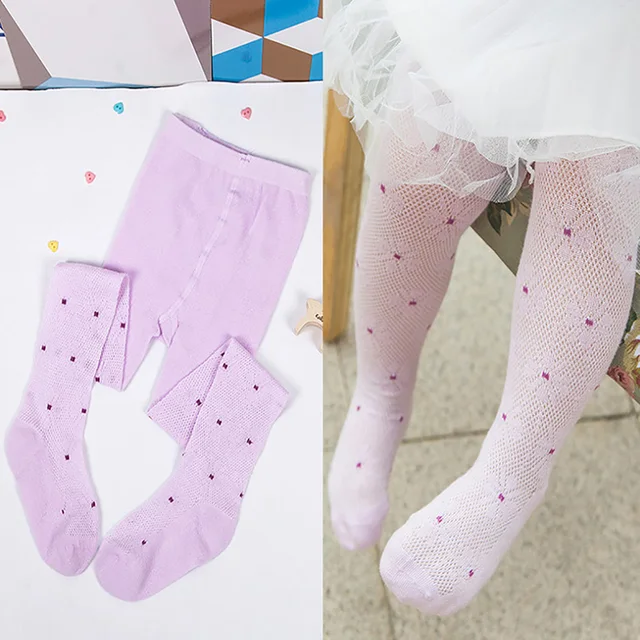 2019 New Style Korean Version Children Pantyhose Thin Section Mesh Kids ...