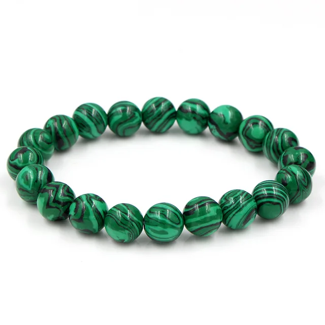 Bracelet Malachite 6mm