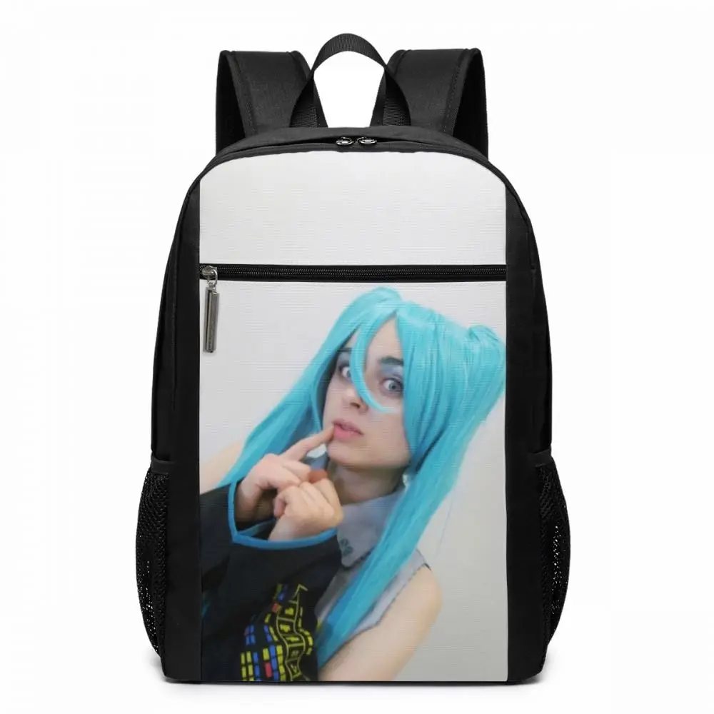 Miku Hatsune рюкзак рюкзаки с Мику Мужская Женская Подростковая сумка