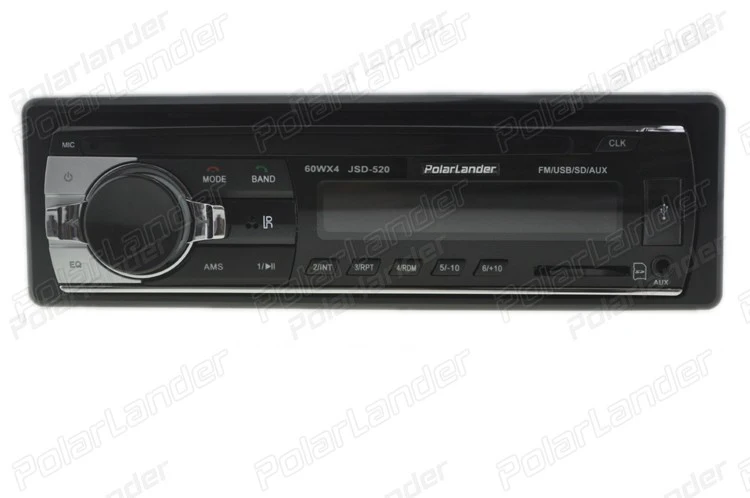 MP3/WMA/WAV плеер MP3 плеер 1 DIN 12 в FM/SD/USB/AUX несколько эквалайзеров JSD 520 дистанционный контракт автомобиля стерео радио Bluetooth