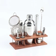 Набор из 11 предметов, барный шейкер для коктейлей, набор бармена Миксер для напитков из нержавеющей стали, набор для бармена, набор для бара, набор инструментов, аксессуары тоже