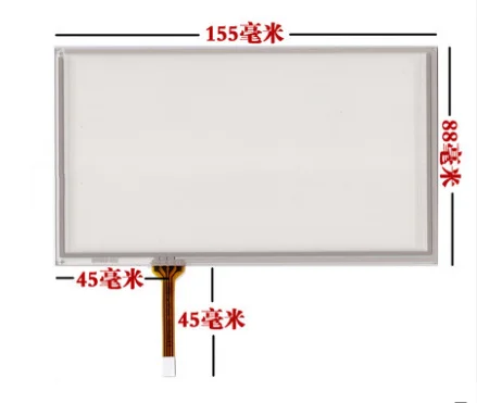 

155*88mm Touch screen digitizer For HSD062IDW1 6.2 inch car-DVD