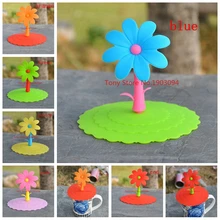 200 шт. подсолнечника Lacet Anti-Dust силиконовые крышки для Чай крышка Кубка Кофе Caneca Xicara Чай чашки васос De plastico всасывания уплотнение