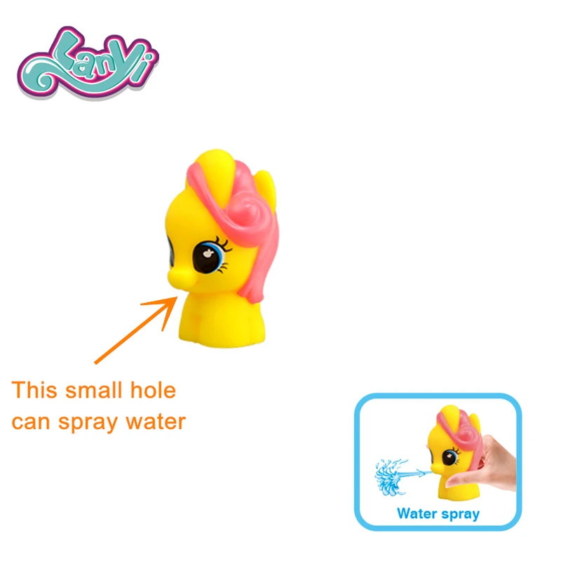 My little horses 3 стиля Волшебная функция распыления воды Кукла reborn дети играть водные