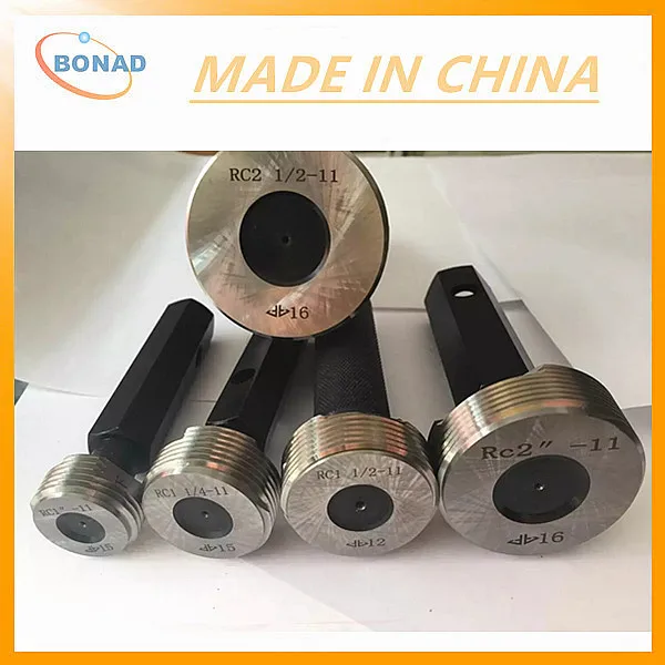 DIN EN ISO R marked tapered plug gauge and tapered ring gaugein