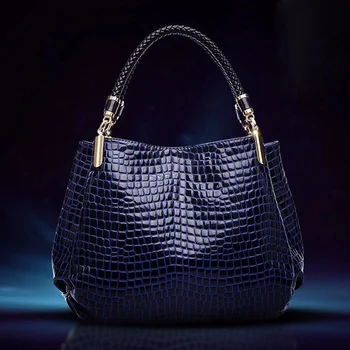 

ABDB Women Crocodile Pattern Leather Bolsas Femininas Women bag ladies Pattern Handbag Shoulder Bag Female Tote Sac Bag