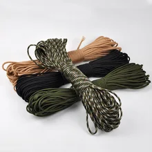 4 вида цветов Паракорды 550 Паракорды парашют шнура Ремешок Веревка Миль Spec Тип III 7 прядь 100ft альпинистское снаряжение выживания