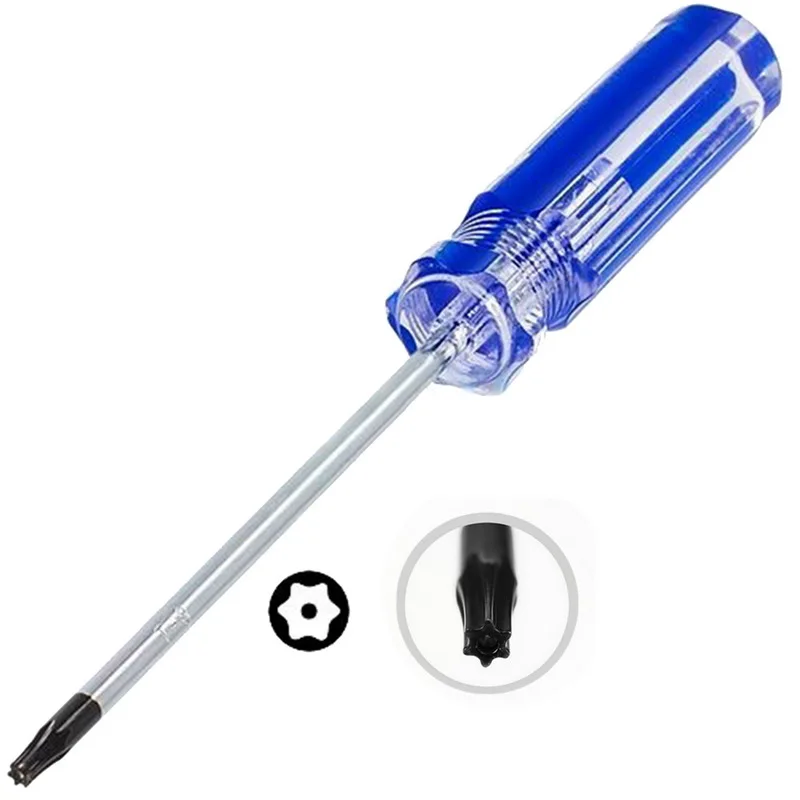 

Tamper Proof Screwdriver Security Torx Driver For XBOX 360 Wireless Controller 45# Steel 1PC T8/9/10 Torx Security Screw Driver