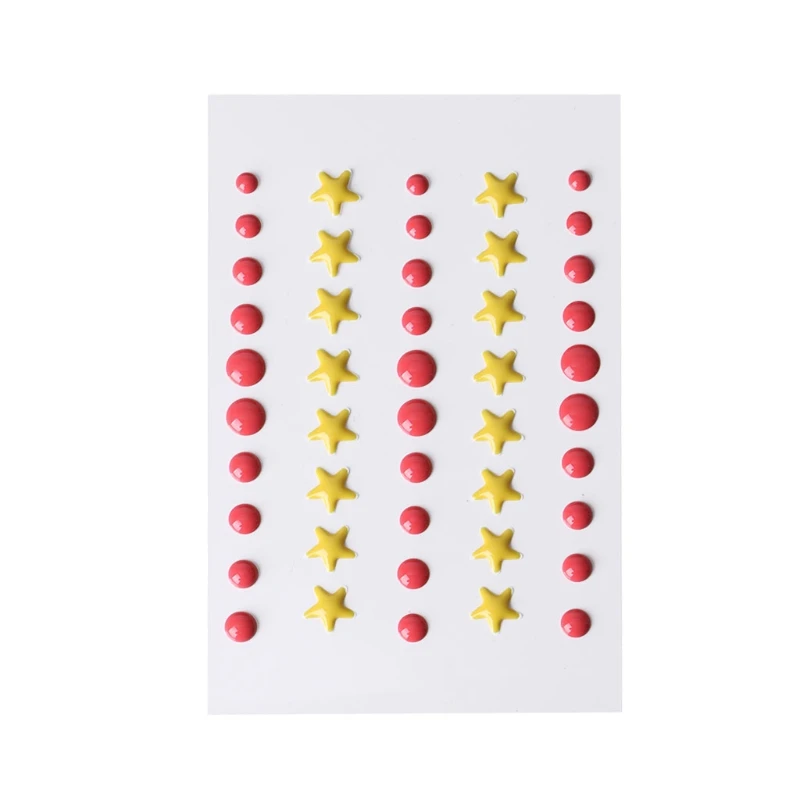 1Pc Enamel Dots Resin Self-adhesive Sticker for Scrapbooking DIY Crafts Sticky jun23