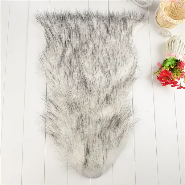 Hot Soft Rug Chair Cover Artificial Advanced Fibers Warm Hairy Carpet Seat Pad