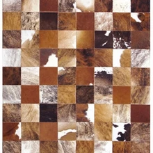 Модный художественный ковер натуральный ковер из яловой кожи Малайзии