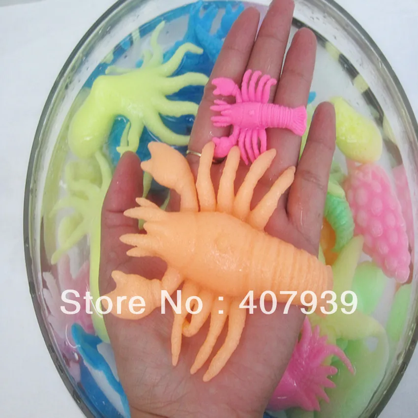Free ship sea animals crystal water ball growing toy sea animal grow expand water toys small