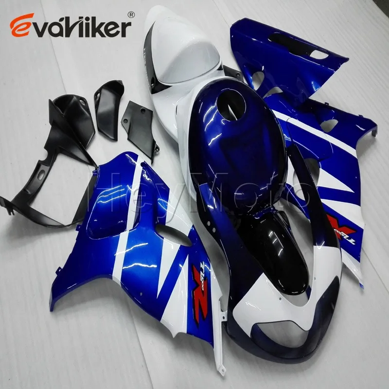 

Custom Motorcycle panel for TL1000R 1998 1999 2000 2001 2002 2003 motor Fairing order+Screws ABS blue white H2