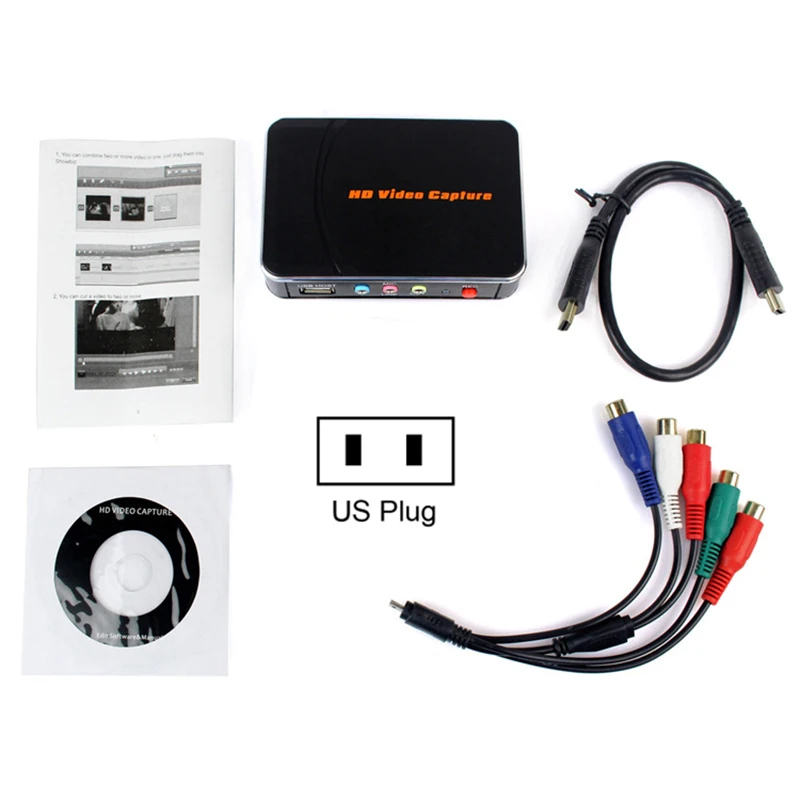 

NEW HD Game Video Capture 1080P HDMI Video Recorder Compatible with Windows 7/8 US Plug