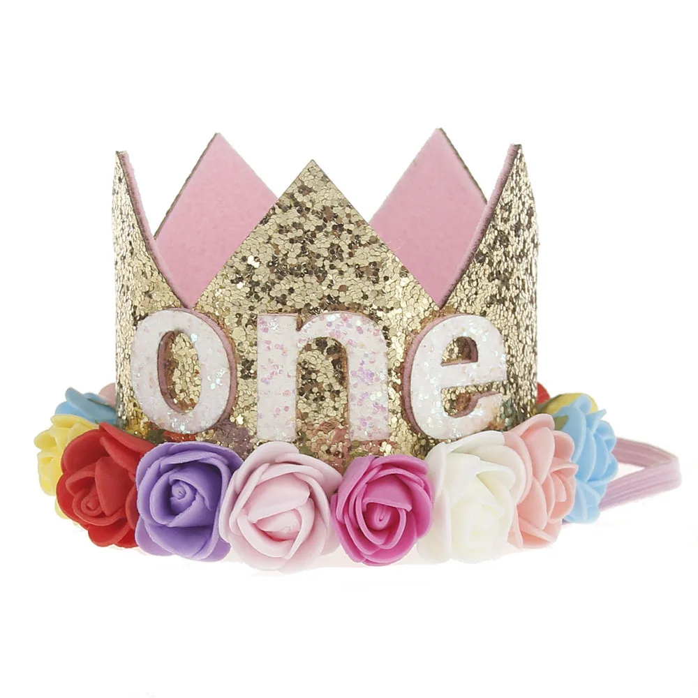 

Birthday Hats Decor Cap One First Birthday Hat Princess Crown 1st 2nd 3rd Year Old Number Birthday Party Decorations Kids