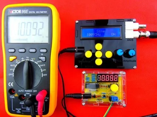 DIY Наборы 1 Гц-50 МГц тестер счетчик частоты с Чехол