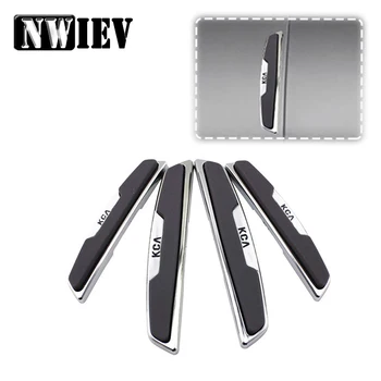 

NWIEV 4Pcs Car Styling Door Protective Stickers crashproof For Ford Focus 2 3 VW Passat B6 B5 B7 B8 Kia Rio Ceed Accessories