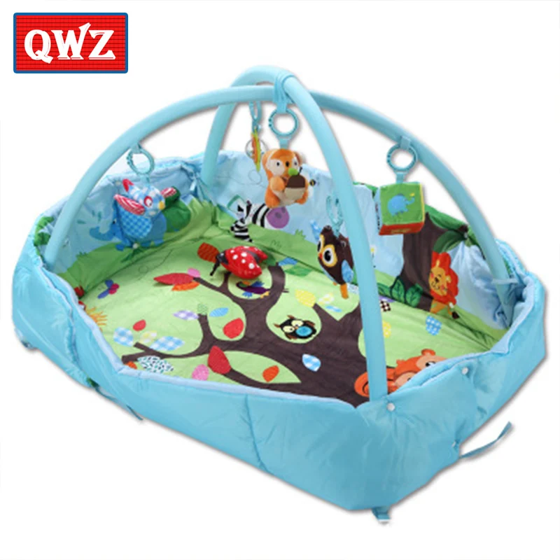 

OWZ Beka Patti squirrel square bed baby game blanket bracket crawling mat Baby Activity Gym educational toys animal rattle toy