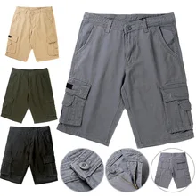 Мужские шорты Карго дышащие повседневные брюки с несколькими карманами для весны и лета FS99