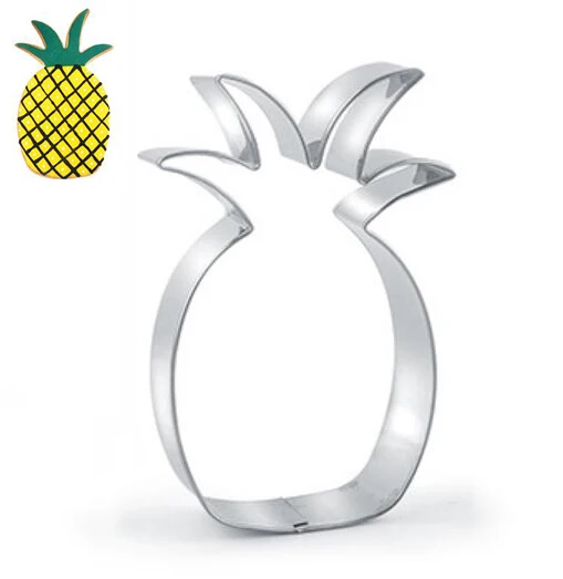

DIY Pineapple Cookie Cutter Stainless Steel Biscuit Mould Fondant Cake Decorating Tools Baking tool
