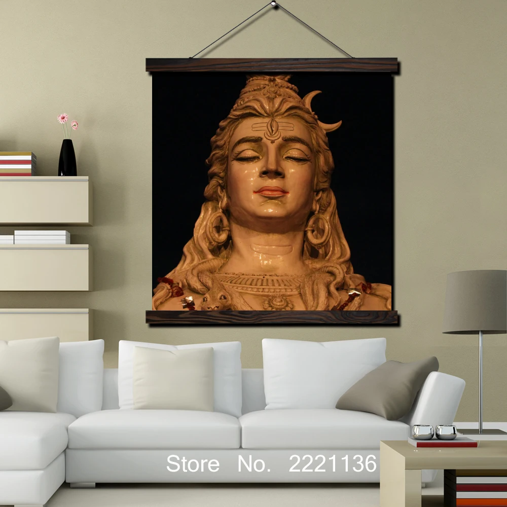 Милые картины Shiva HD с рисунком прокрутки Настенная картина подвесная Картина на
