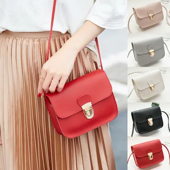 

NEW Women Leather Small Handbag Satchel Messenger Cross Body Shoulder Bag Purse