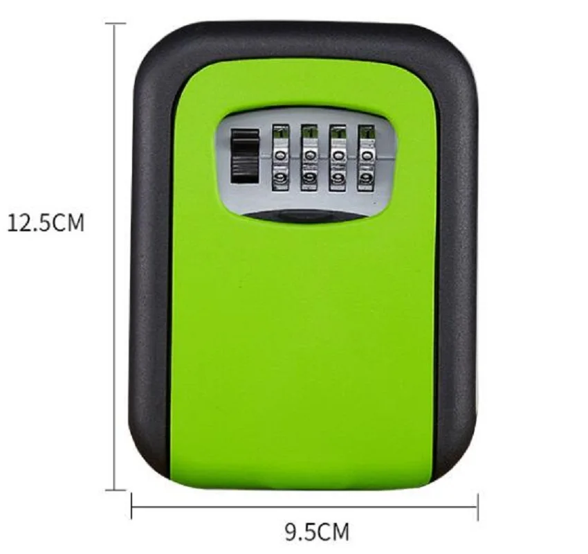 Key Lock Box Combination Lockbox with Code for House Key Storage, Combo Door Locker