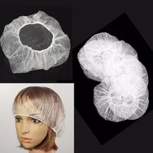 20 шт прозрачный водонепроницаемый эластичный пластиковый душ для купания буффан шапочка для волос Горячая