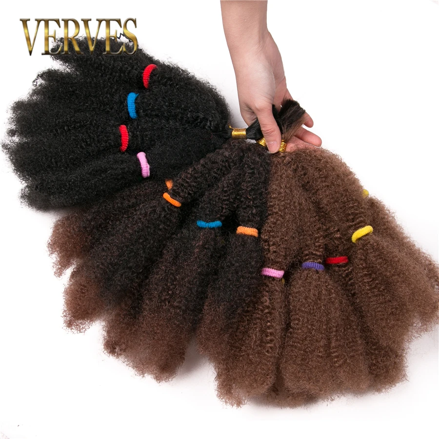 Verves Culry Crochet Braids Synthetic Hair Extensions 12 Inch,Natural Black Ombre Braiding Hair Afro Kinky Bulk Braids Bundle 4 Verves Culry Crochet Braids Synthetic Hair Extensions 12 Inch,Natural Black Ombre Braiding Hair Afro Kinky Bulk Braids Bundle