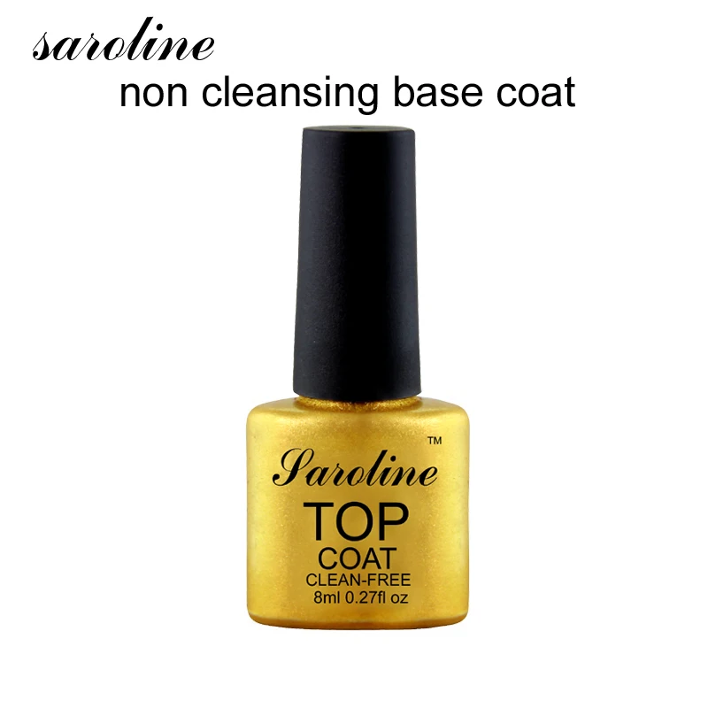 Серия Saroline, УФ светодиодный, чистый, телесный Гель-лак для ногтей, 29 цветов, модный гель для ногтей, обычный Гель-лак для ногтей, Полупостоянный, цветной - Цвет: top coat