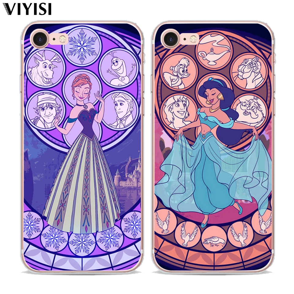 

Fashion Princess For Apple iphone X XS XR 7 5 5S SE 6 6S 8 Plus Phone case Coque Soft Silicone TPU Back Cover Shell Capinha Cell