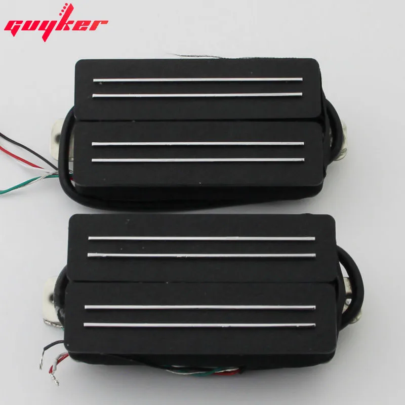 

A set of high power 6 string guitar pickup humbucker pickup black