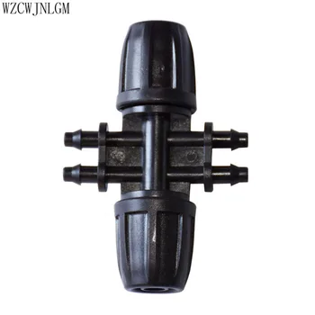 

Garden Drip hose connector 8 / 11mm to 4 / 7mm 4 way hose distributor 20pcs