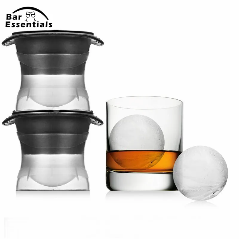 

Sphere Ice Molds Perfect Ice Ball Maker for Slow-melting Cocktails Whisky Drink Beverage Round Ice Mould