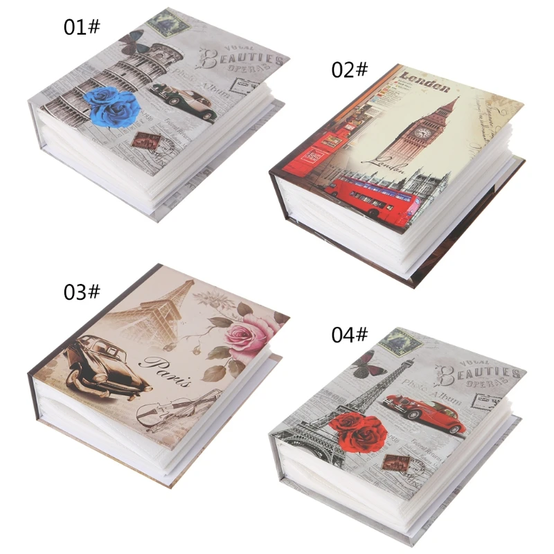 

100 Pictures Pockets Photo Album Interstitial Photos Book Case Kid memory Gift