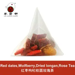 3g * 10 шт. праздники Wolfberry, сушеный Лонган, розовый чай влаги, красота, Китай травы для здоровья чай
